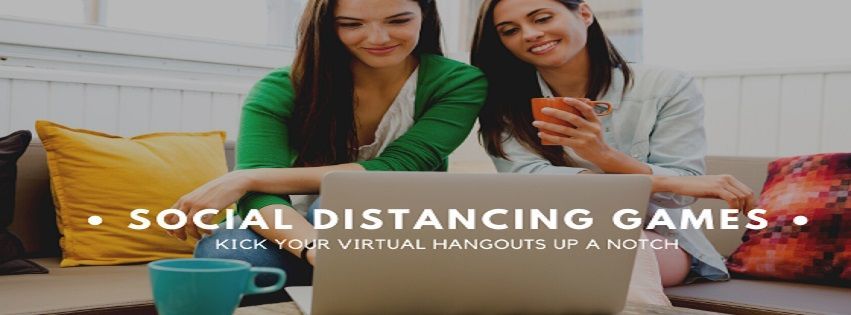 Two women on a couch looking at a laptop. The text