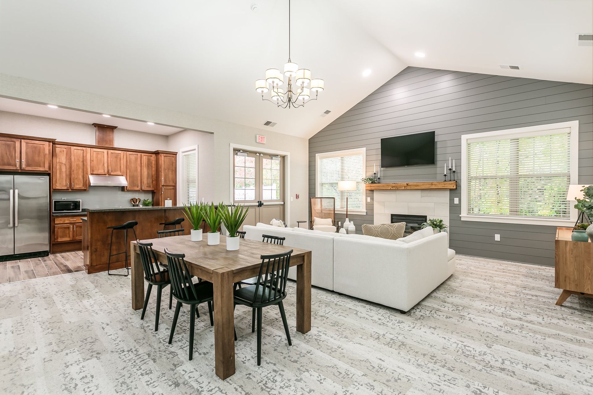 Clubhouse with community kitchen