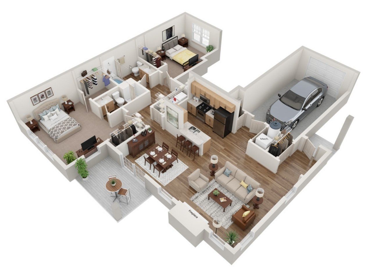 The Fairmont floorplan