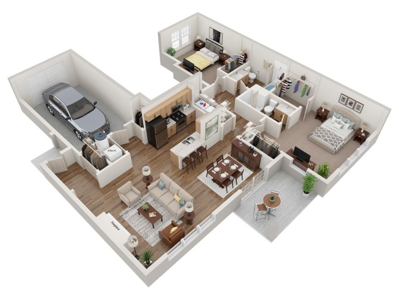 The Peabody floorplan