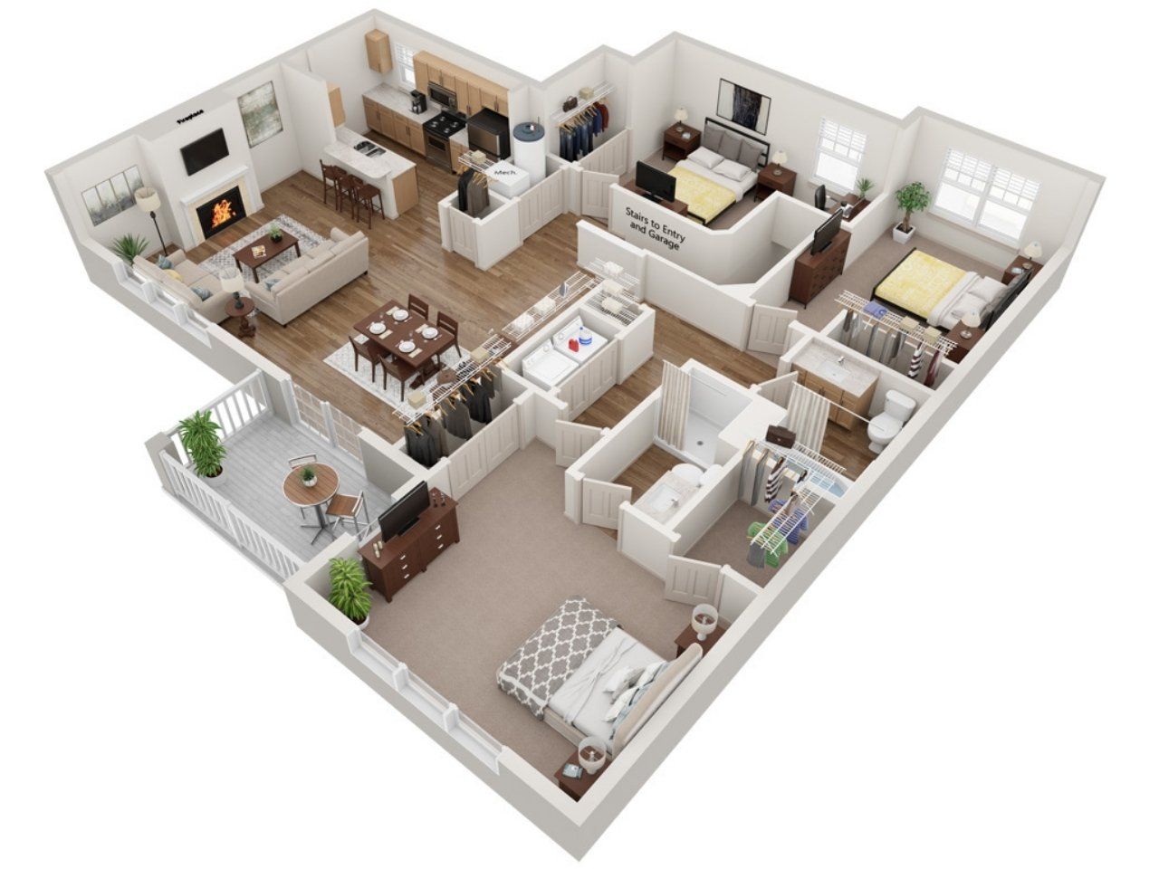 The Wilmington floorplan