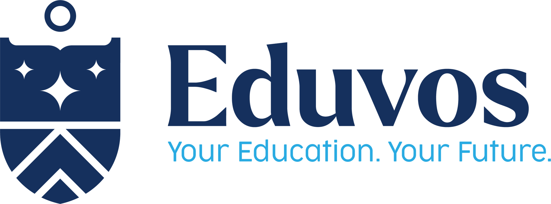 A logo for eduvos your education your future