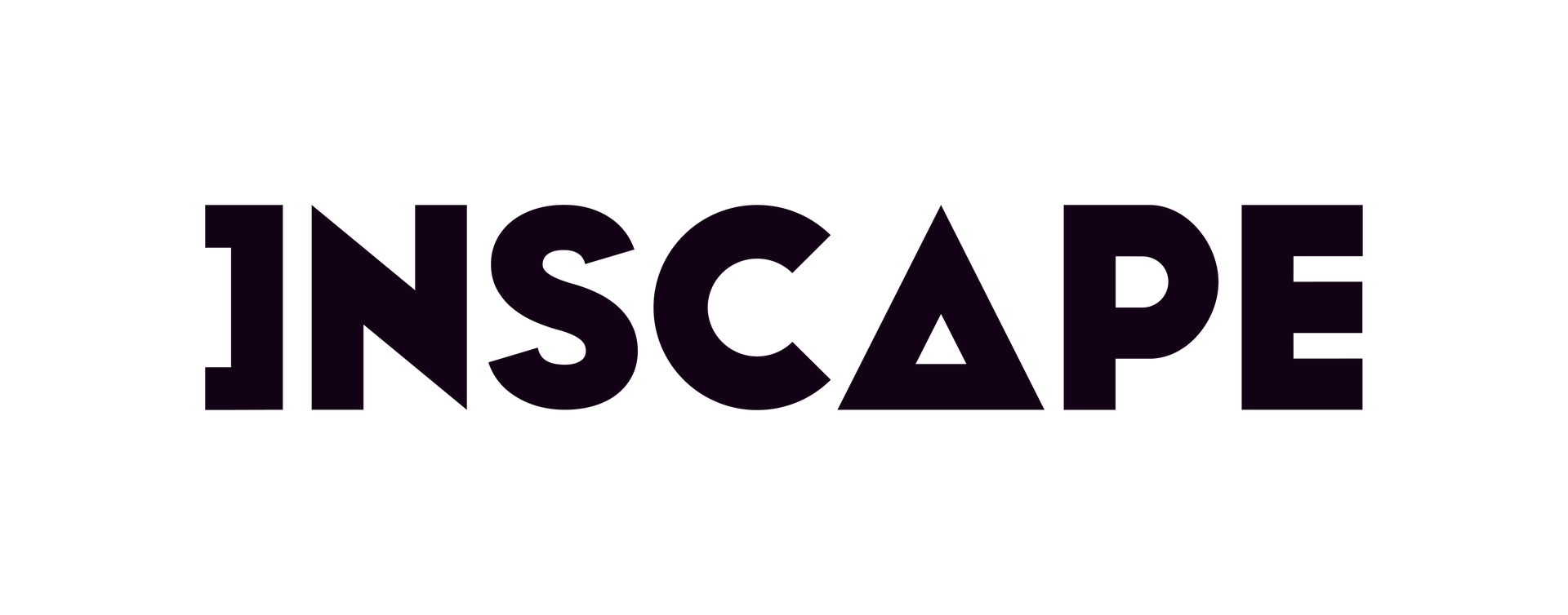 The word inscape is written in black on a white background.