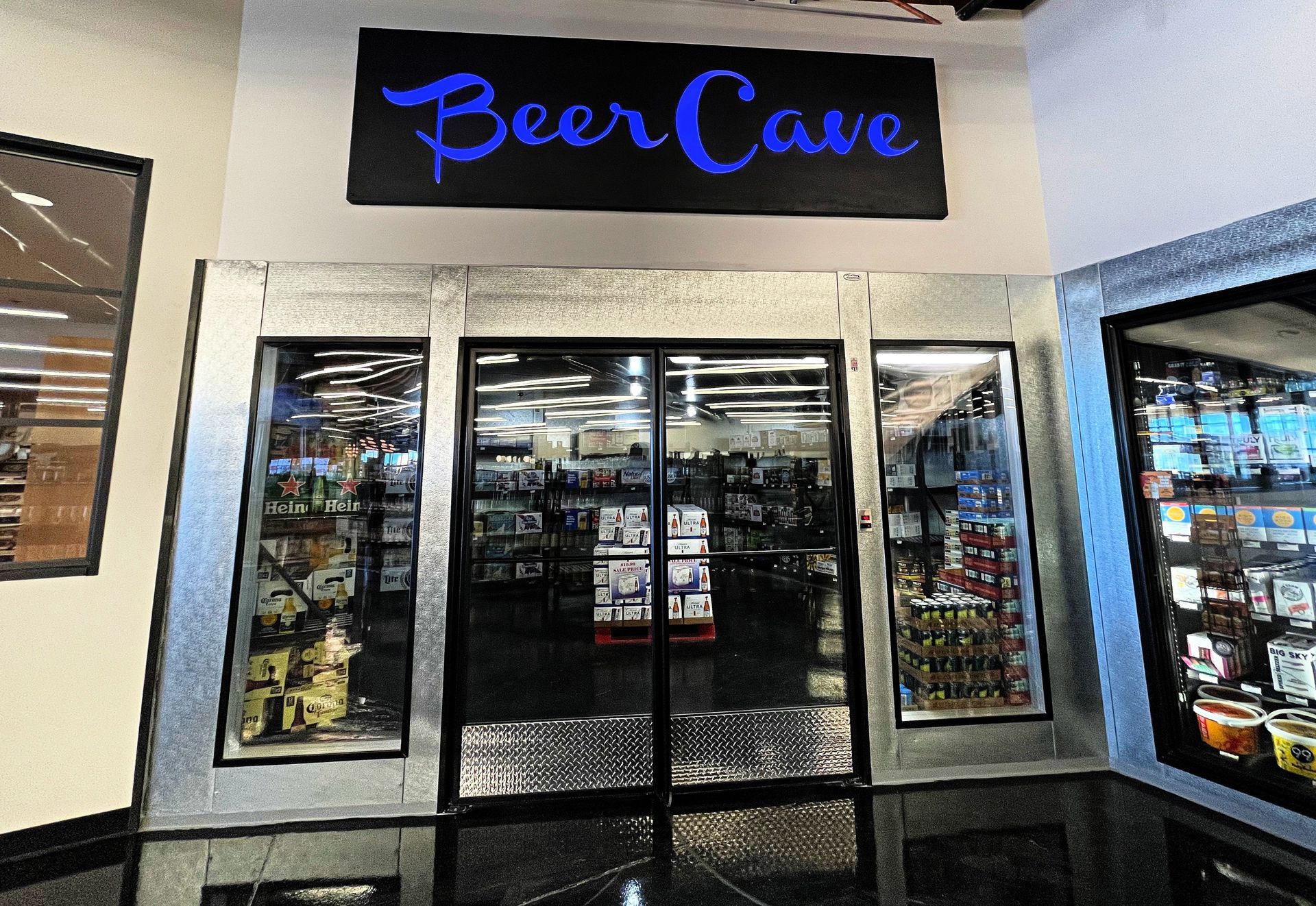 Beer cave at Trevor's Liquor Scottsdale store