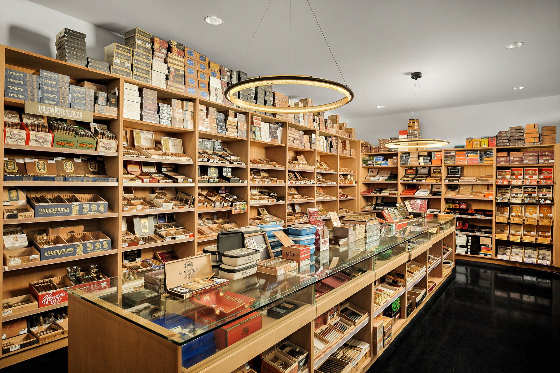 Trevor's liquor East McDowell cigar humidor cigar shop