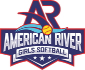 American River Girls Softball logo 