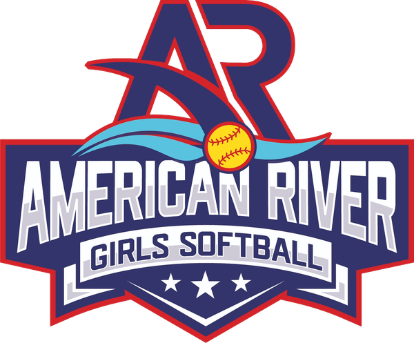 American River Girls Softball logo 