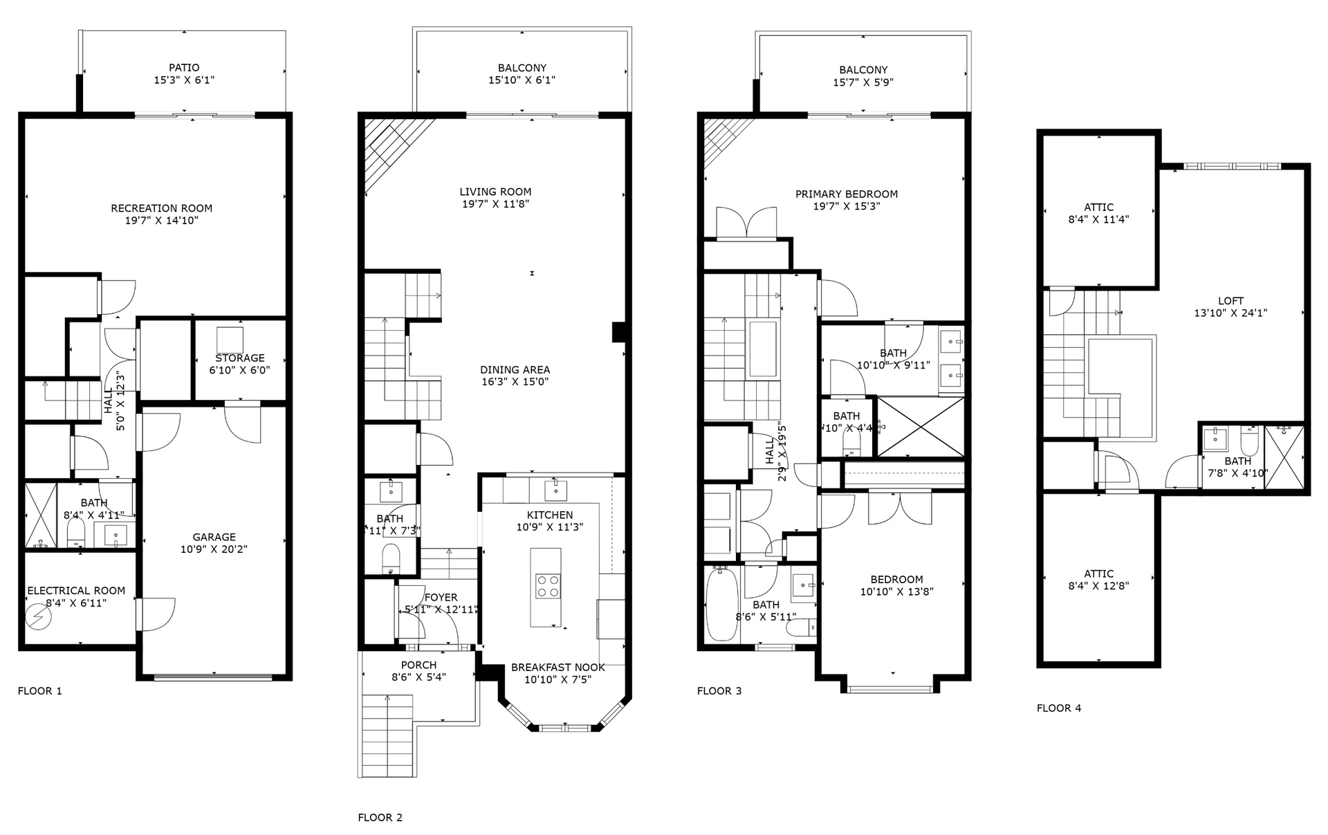 Hometrack Real Estate floor plan photography