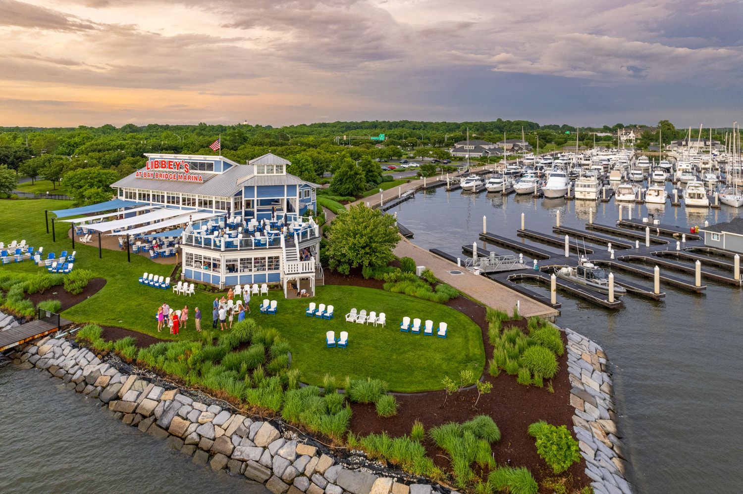 an aerial view of a large building drone photo shoot by Craig Westerman