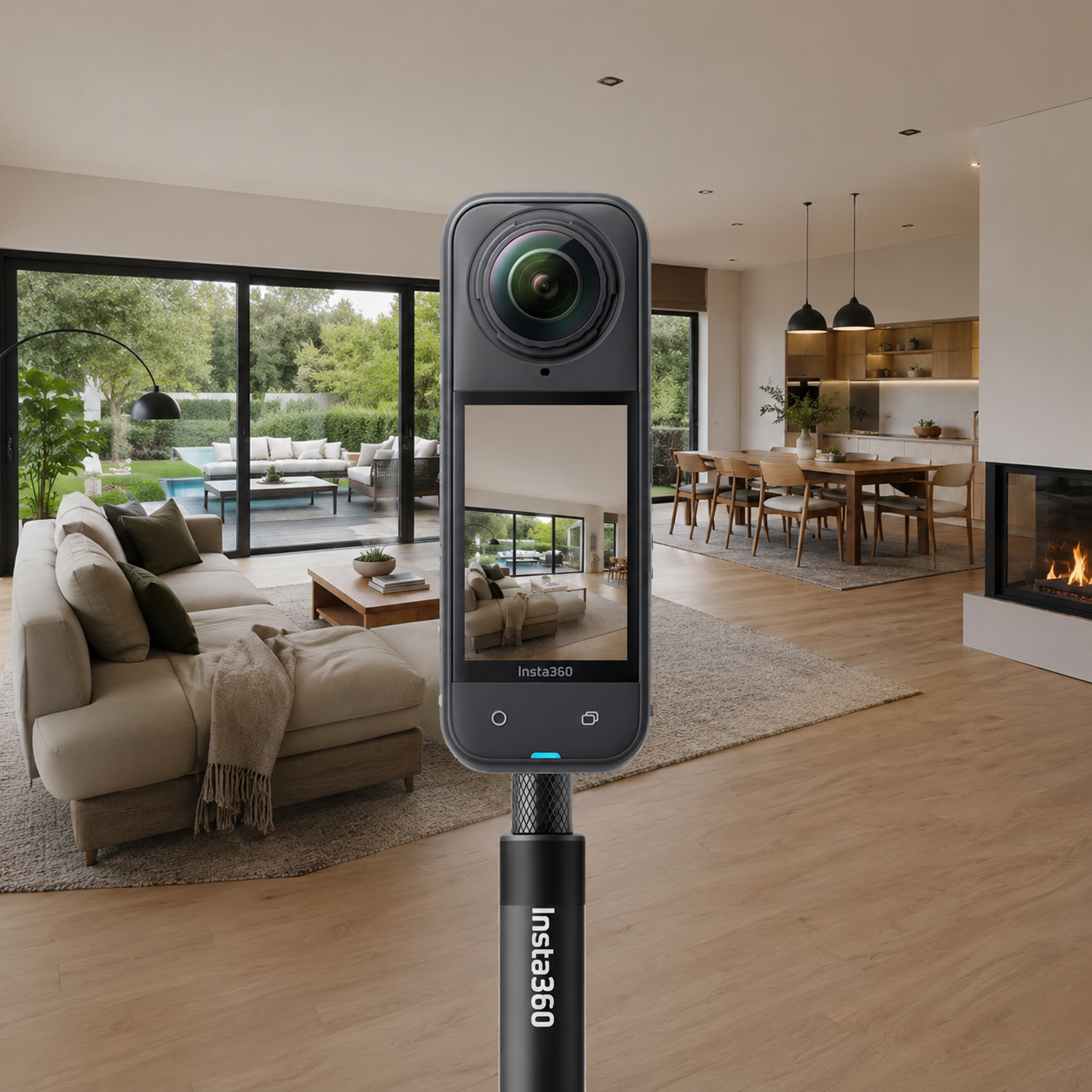 Zillow Virtual 3D Home camera living room shoot