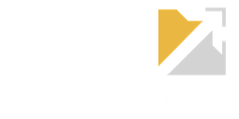 A white background with a yellow and gray triangle on it.