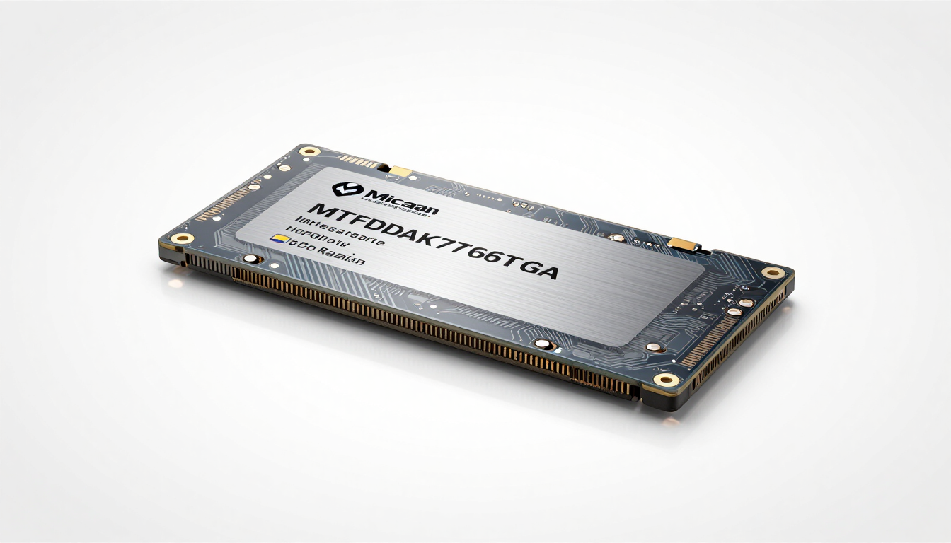 Micron 5400 PRO Enterprise SSD close-up view