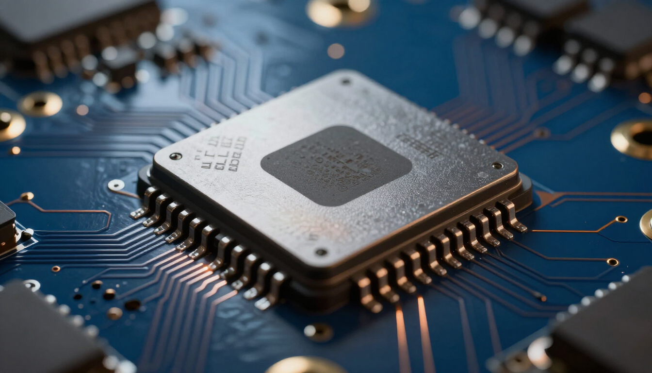 ST Micro L9939XPTR motor driver integrated circuit on a PCB