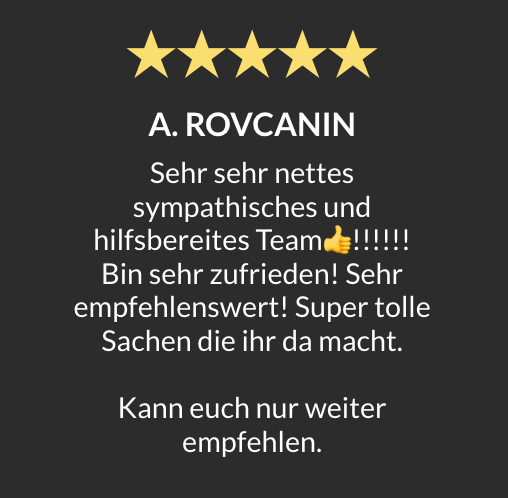 A black background with white text that says a. rovcanin