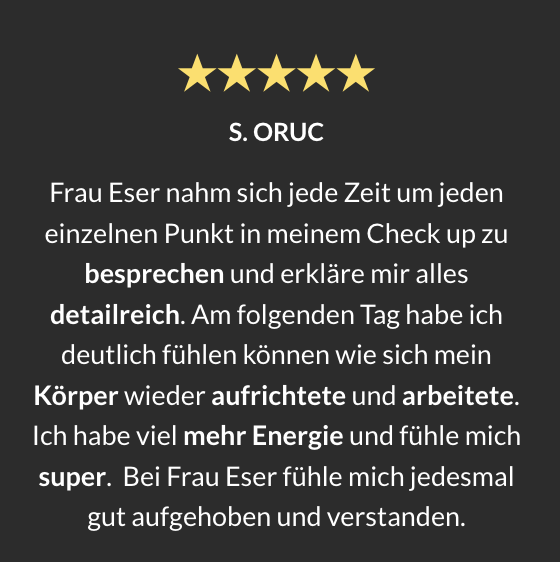 A review from s. oruc with five stars