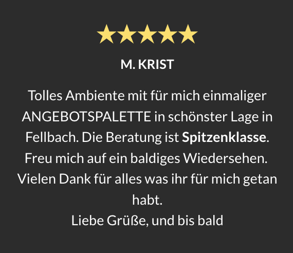 A review of m. krist in german with five stars