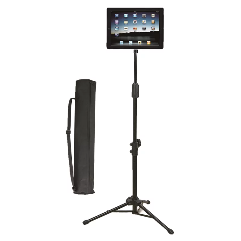 iPad music stand, tablet music stand, floor tripod stand