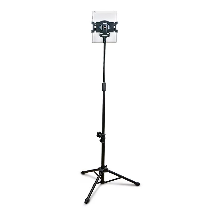 iPad music stand, tablet music stand, floor tripod stand