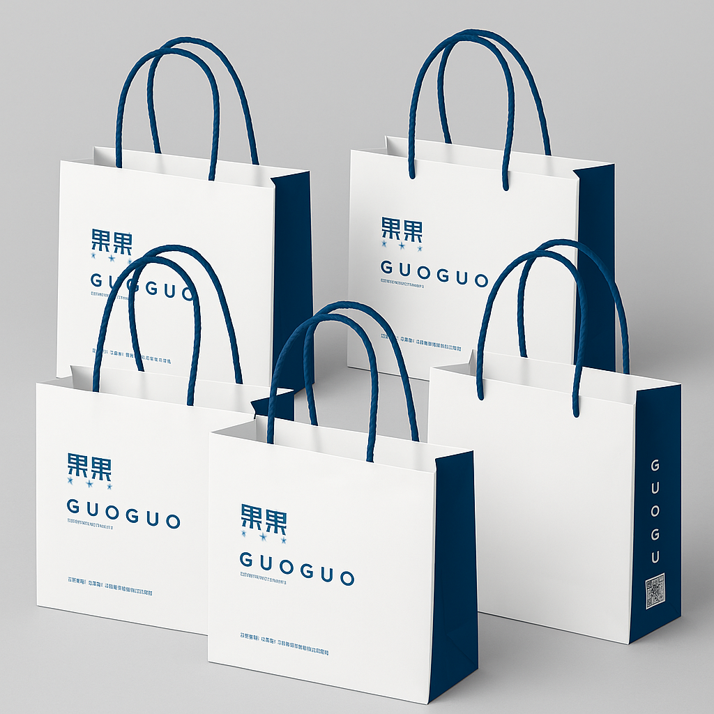 Textured Eco-Friendly Bags - Gift Paper Bags (40 Pieces)
