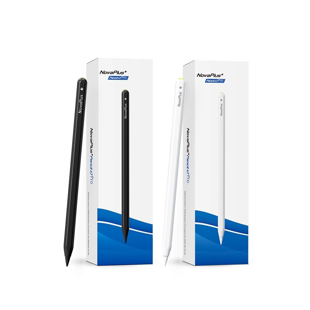 [NovaPlus] Magnetic Charging/Tilt Angle iPad Pencil A7 Pro Tablet Stylus: Apple Pencil 1/2 Alternative