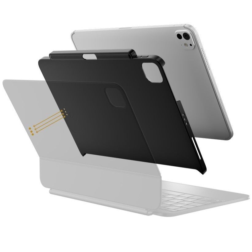 MAGEASY CoverBuddy iPad Magnetic Protective Case Air/Pro with Switch Easy Keyboard Support Fishbone Design