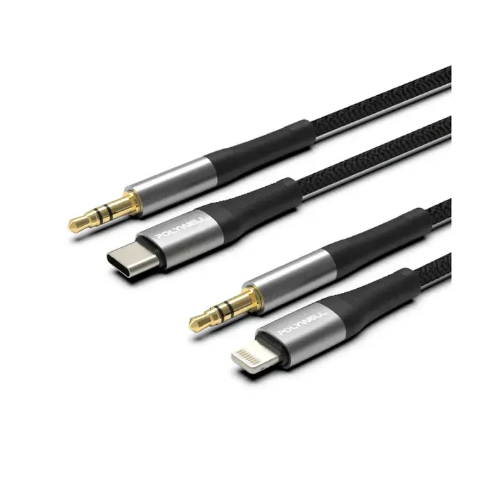 【POLYWELL】Type-C to 3.5mm Audio Adapter Cable for iPhone and Android