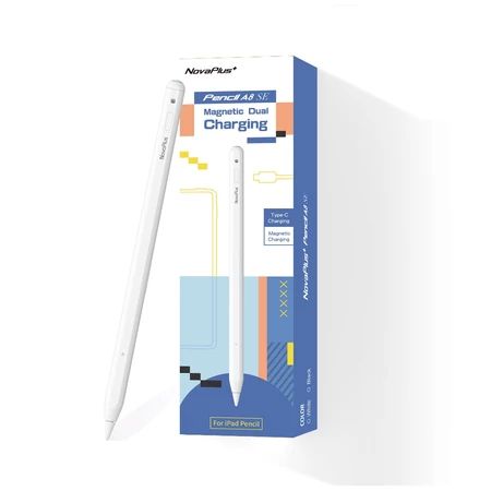 【NovaPlus】Magnetic Charging   Wired Charging / Instant Writing / Tilt Drawing / Note Thickness / A8 SE iPad Stylus