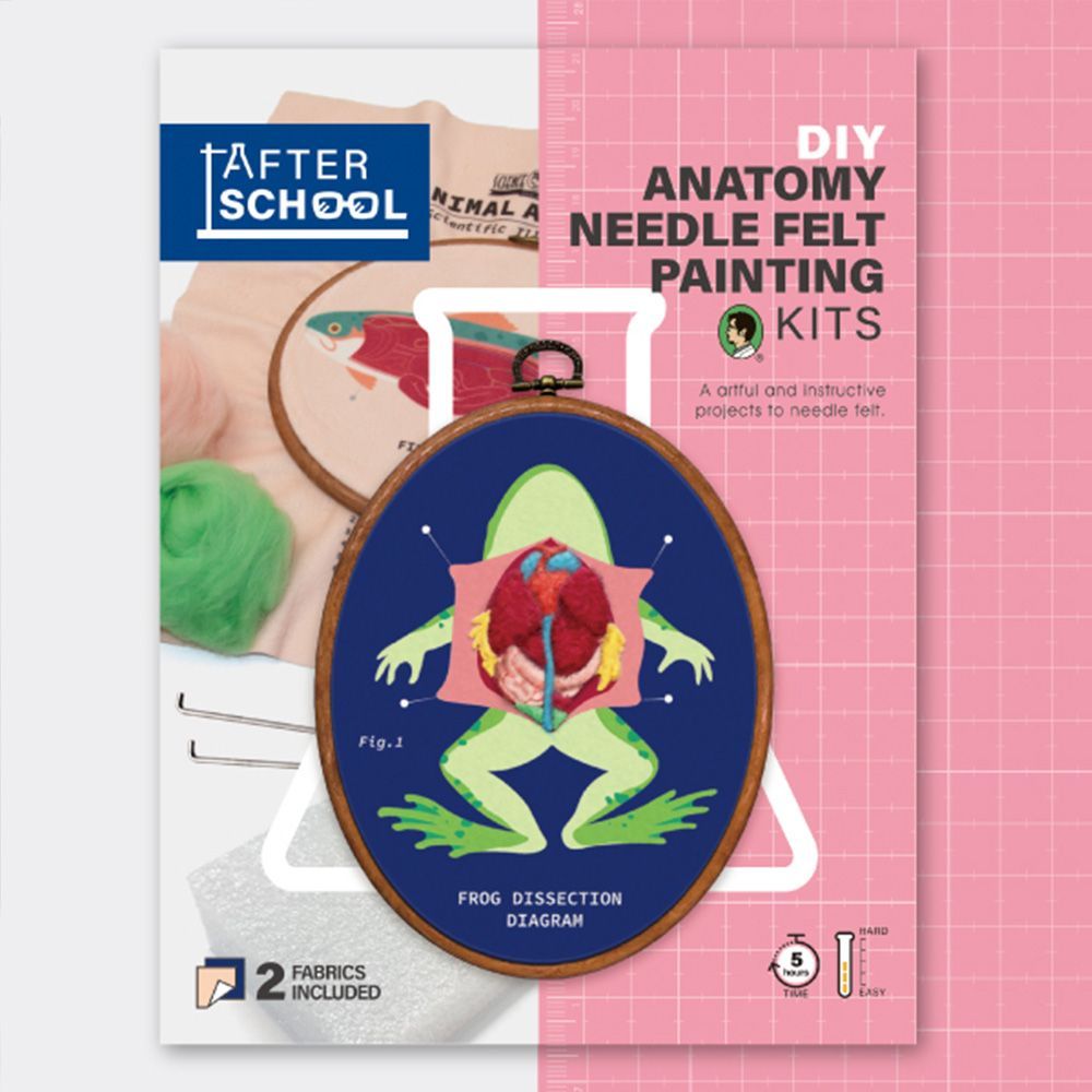 After School-生物解剖毛氈刺繡套組