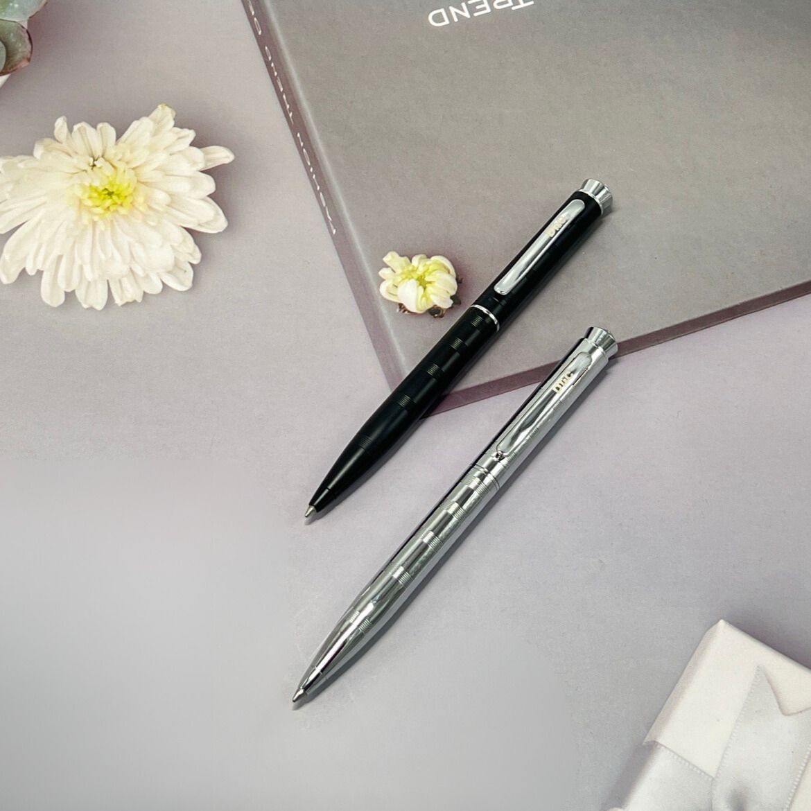 Bolígrafo de cristal DT&CREATION con línea de anillo para contemplar el cielo