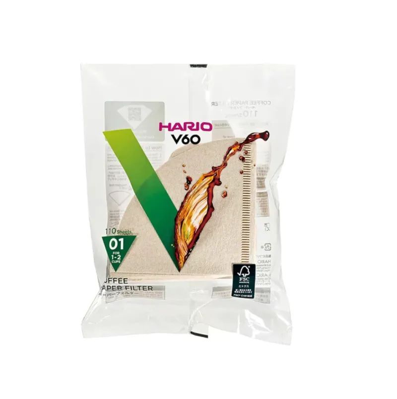 【HARIO】VCF-01-110M 濾紙 1-2人份(HARIO精選)