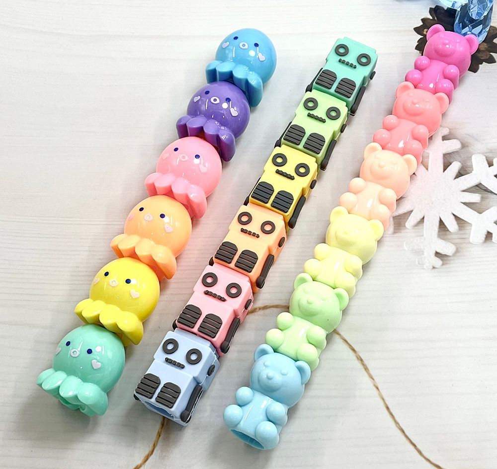 Marcadores artísticos de rompecabezas/bolígrafos de colores/bolígrafos de dibujo/bolígrafos de grafiti/regalos para el Día del Niño/papelería creativa