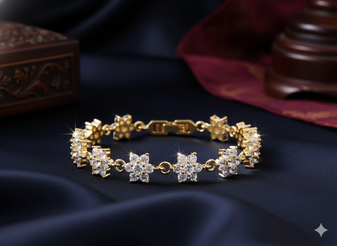 Pulsera de cadena estrellada DT&CREATION JEWEL
