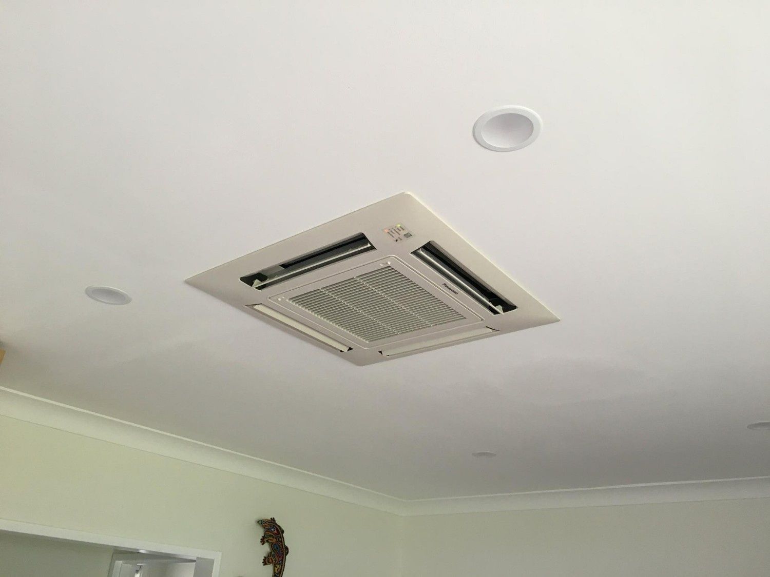 White Ceiling With A Diamond-Shaped Air Vent Centered In The Frame — Careda Air in Saint Georges Basin, NSW