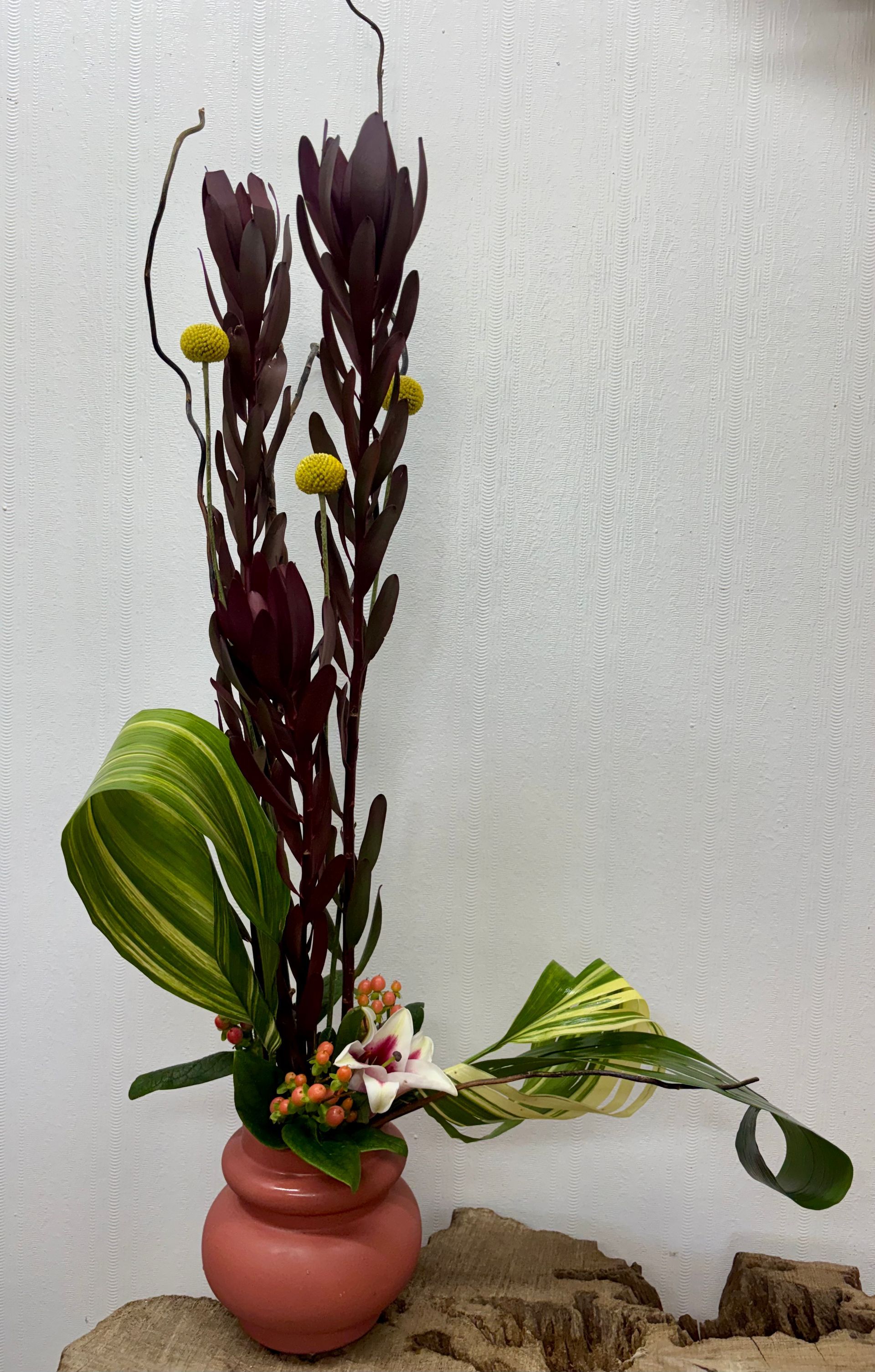Kymberly Galland, owner of First Glance Florist & Creative Arts, inside the Cottonport shop