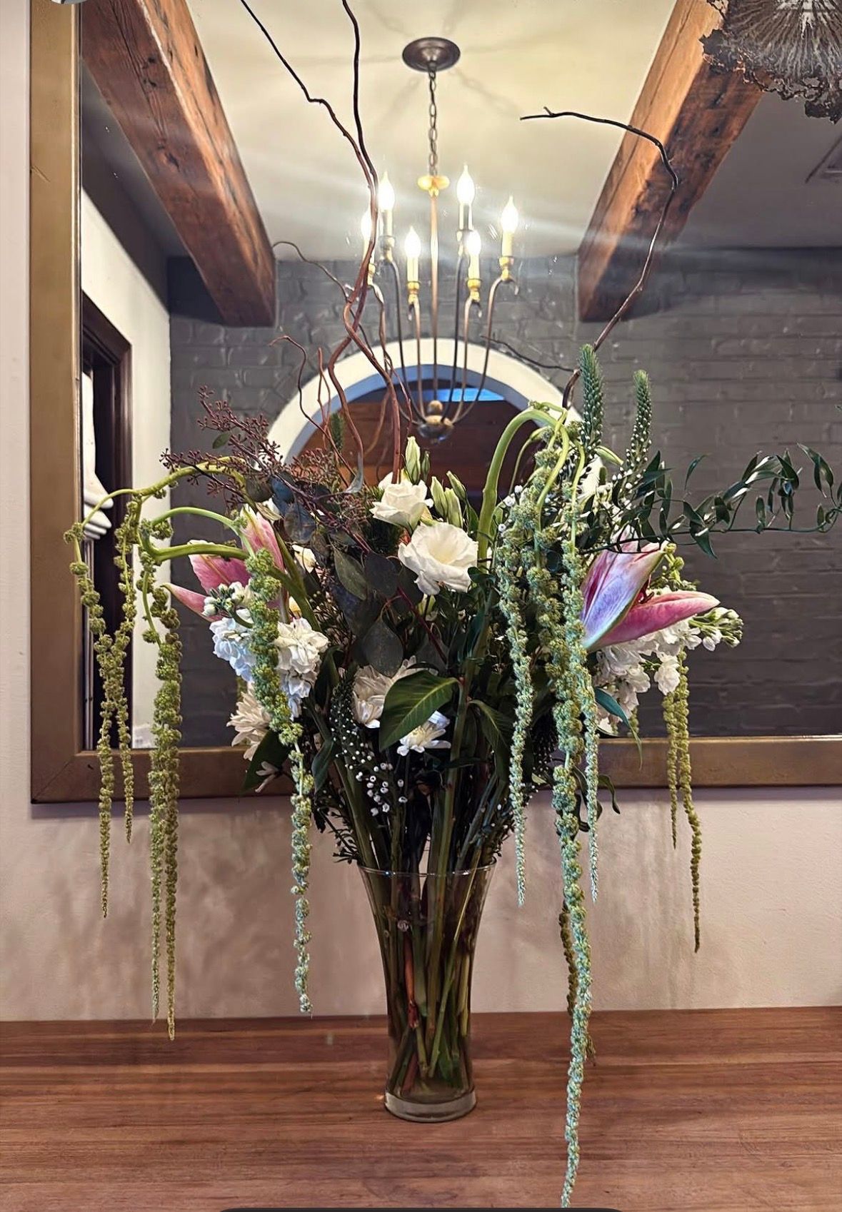 Kymberly Galland, owner of First Glance Florist & Creative Arts, inside the Cottonport shop