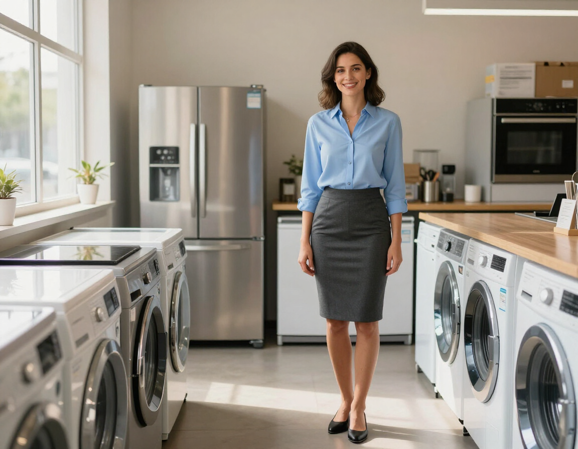 Kelley Burgess, owner of H & S Appliance Outlet of Foley