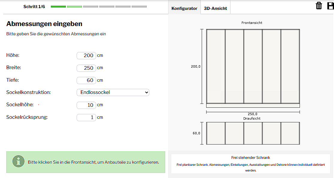 Eine große Holzplatte wird von einer CNC-Maschine mit Staubabsaugung zugeschnitten.