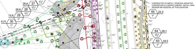 A close up of a map with a lot of lines and dots on it.