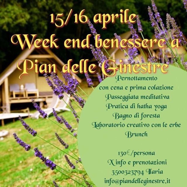Fin de semana de bienestar en Pian delle Ginestre