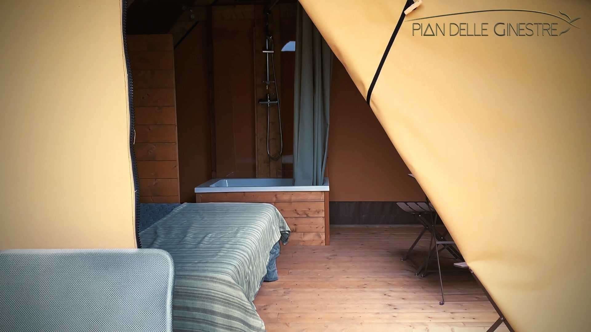 Lodge Tent del Glamping Pian delle Ginestre