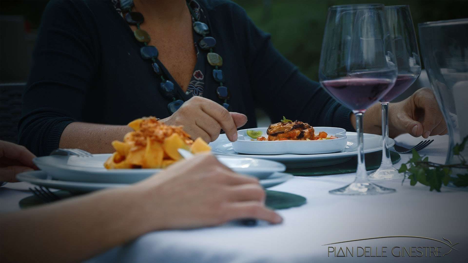 Colazioni e cene al Glamping Pian delle Ginestre