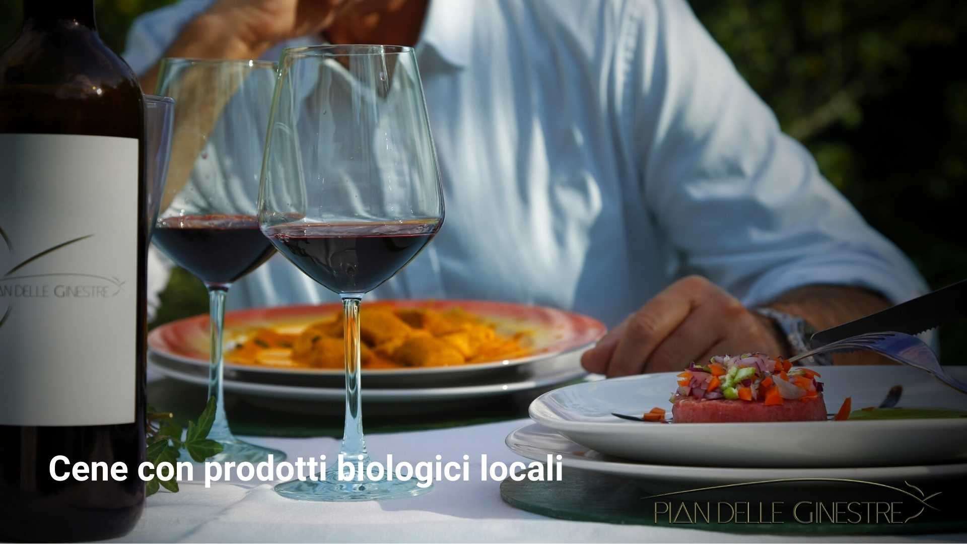 Colazioni e cene al Glamping Pian delle Ginestre