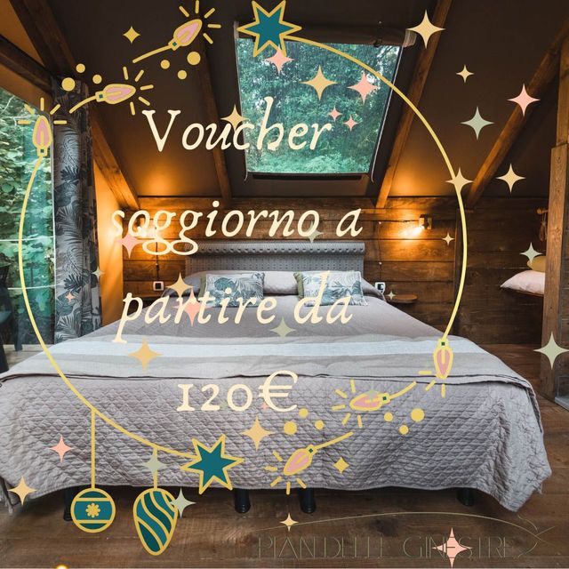 Regalos de Navidad: Bono de estancia en Glamping Pian delle Ginestre