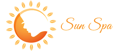 Sun Spa logo on the home page