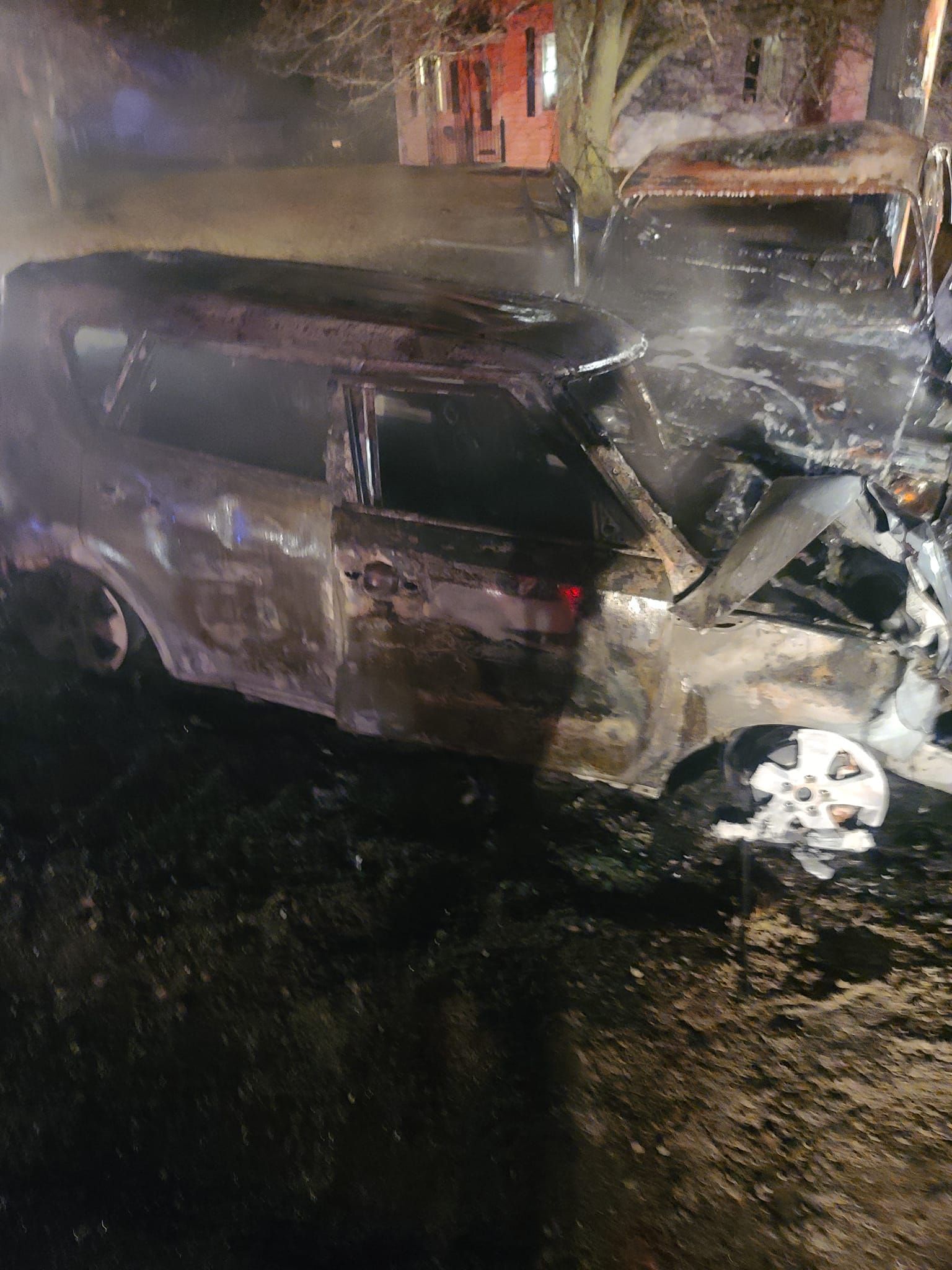 Damaged car