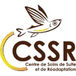 A logo for cssr centre de soins de suite et de réadaptation