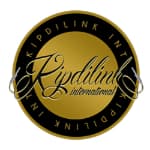 A gold and black circle with the word ripdlink inside of it.