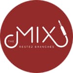 A red circle with the word mixu on it.