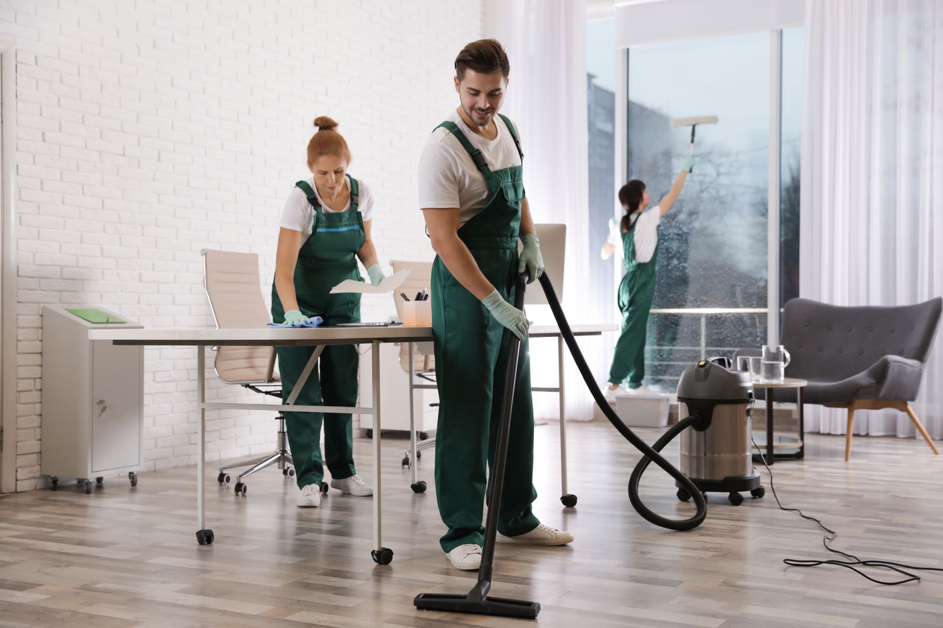 cleaning home office