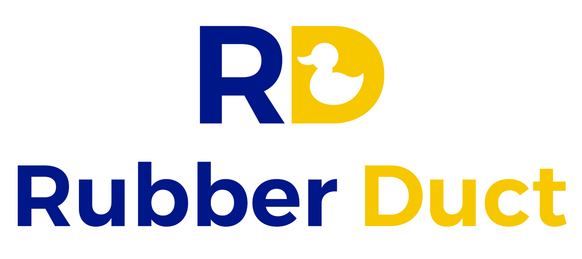 Logo for Rubber Duct: blue